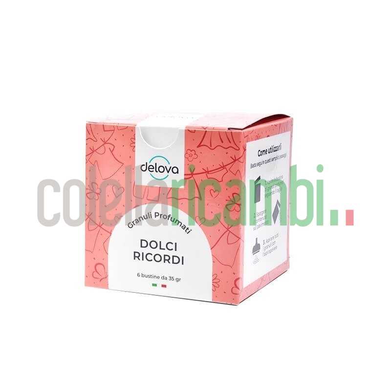 DELOVA Cristalli Deodoranti Profumo di DOLCI RICORDI 6 buste da 35gr