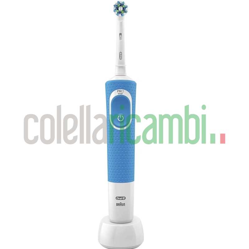 Oral-B Vitality 80327146 spazzolino elettrico per adulti Spazzolino rotante-oscillante Blu, Rosso